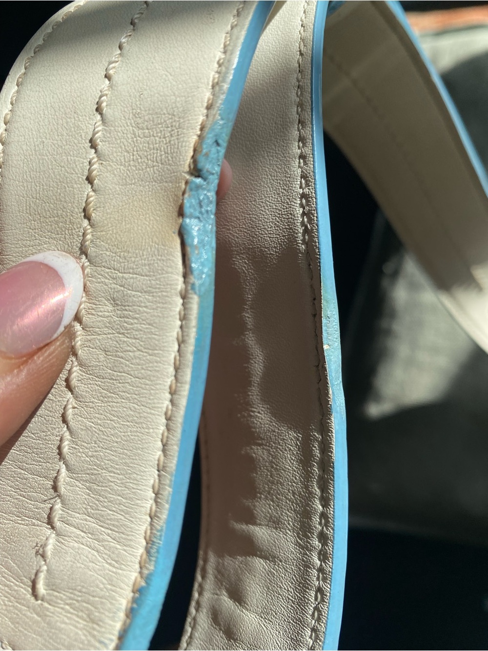 Coach Light Blue Signature Canvas Bucket Shoulder Bag - Picture 11 of 12